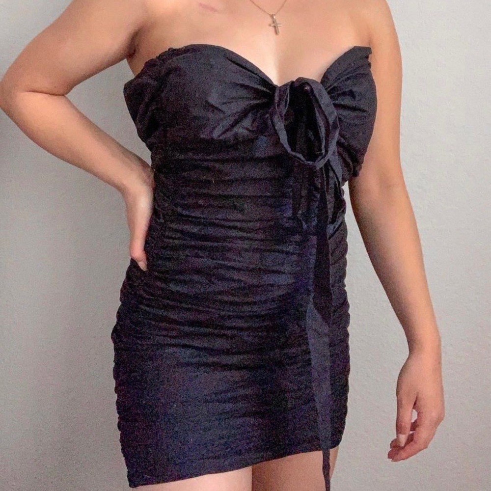 ZARA RUFFLE DRESS
